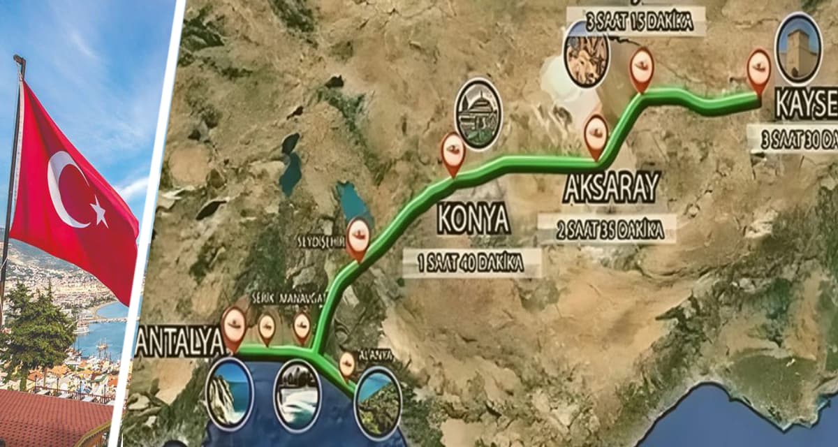 Популярные курорты Турции соединят скоростной железной дорогой, добавив к ней главные достопримечательности страны