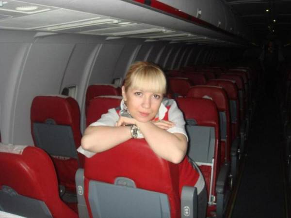В салоне лайнера Ту-204 авиакомпании  Red Wings Airlines 