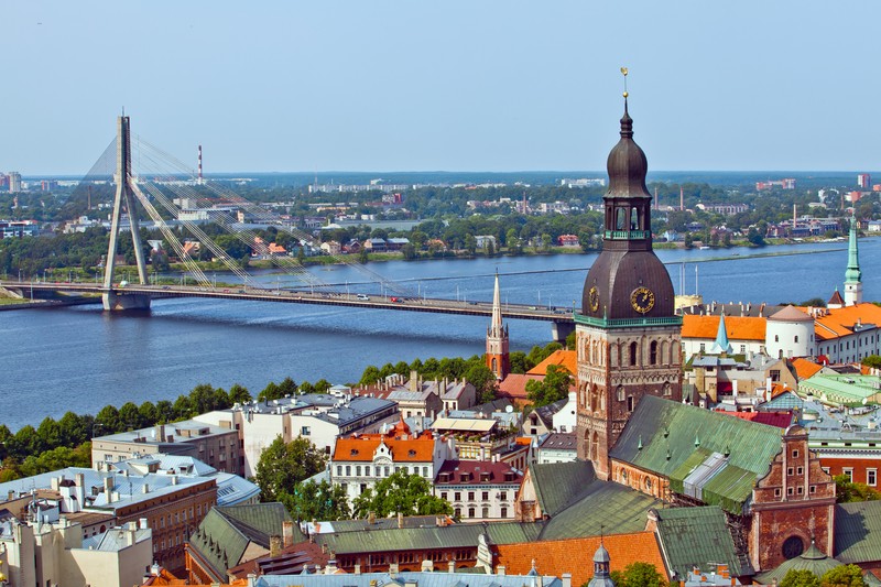 Российские туристы возвращаются в Латвию
