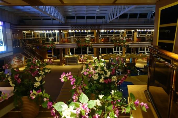 Саммит в круизе Атлантис Лайн. Интерьеры нашего  новейшего лайнера Costa Diadema.