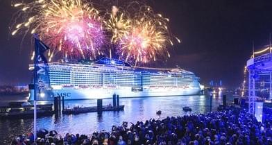 Флагманский лайнер MSC Grandiosa отправился в первый круиз