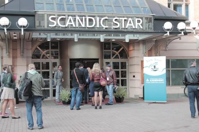 А гости Северного форума собираются в отеле Scandic Star на рабочую программу