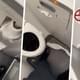 Пассажир самолета сообщил об очень умном способе, который позволяет не прикасаться к грязному месту в туалете