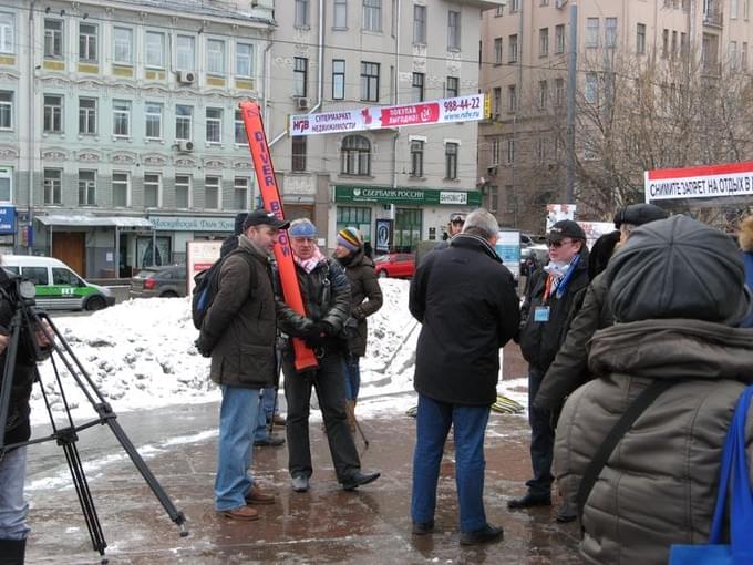 Митинг  против закрытия Египта для туристов