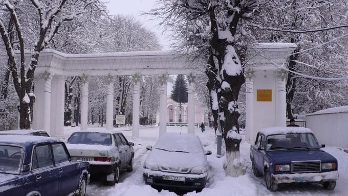 Украина - Заснеженная Украина: уникальные фотки Винницы