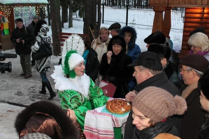 В России всегда встречают хлебом и солью