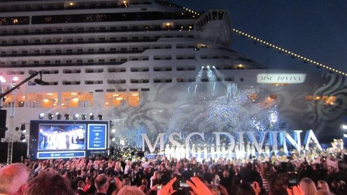 Инаугурация круизного лайнера MSC Divina, Марсель