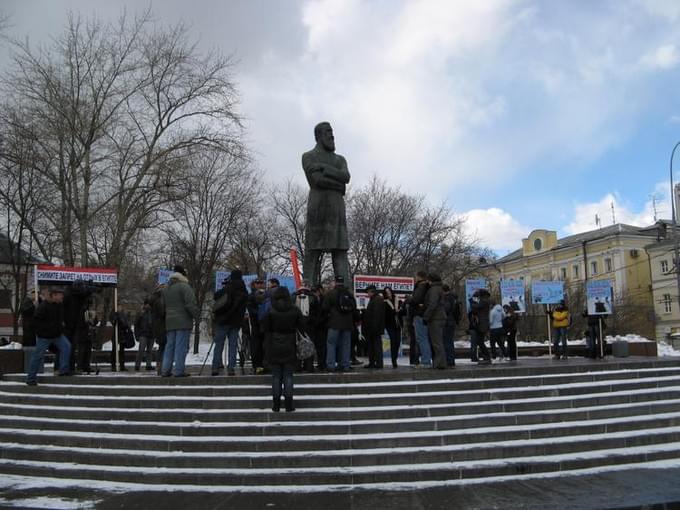 Митинг  против закрытия Египта для туристов