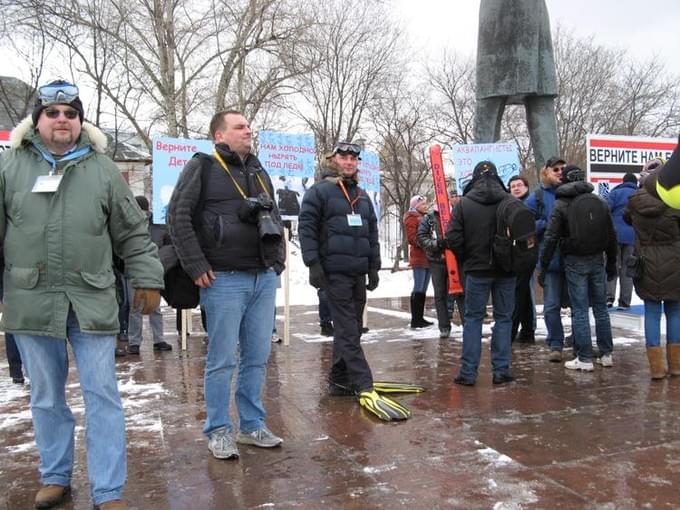 Митинг  против закрытия Египта для туристов