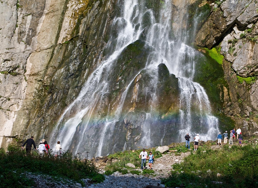 Гегский водопад абхазия фото