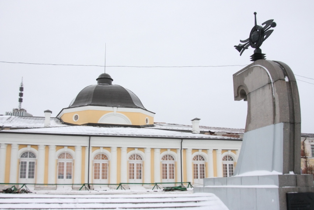 Гостиные дворы архангельск рисунок