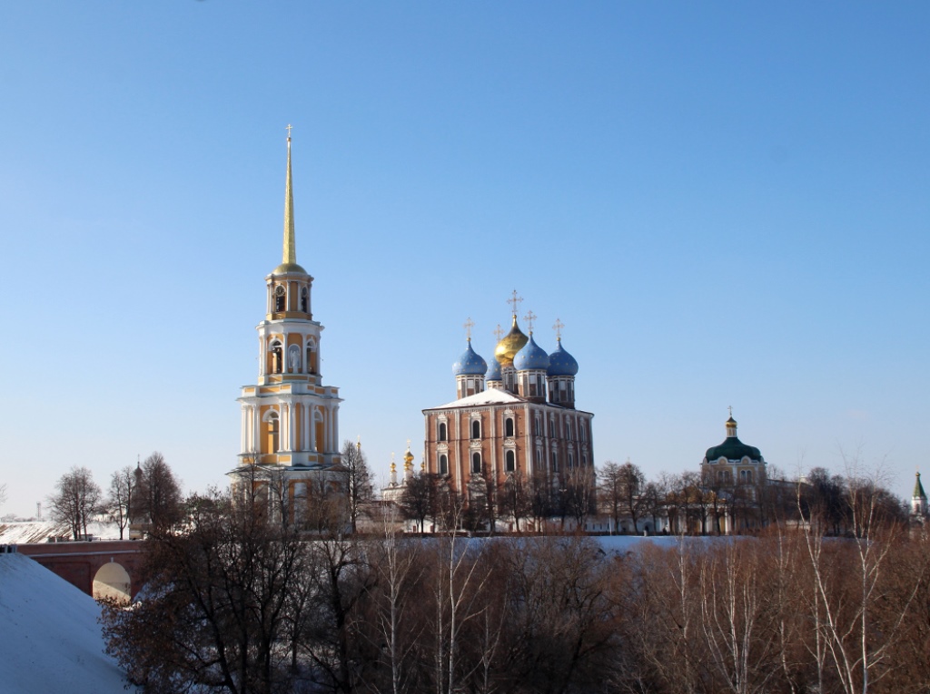 Соборная площадь рязань фото