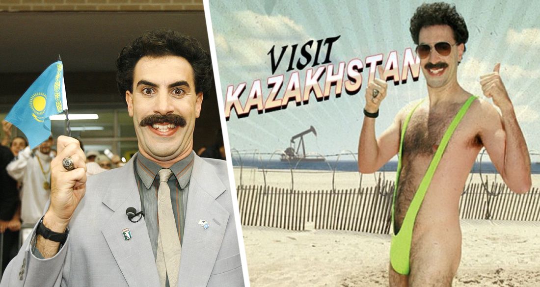 Борат начал продвигать туризм Казахстана