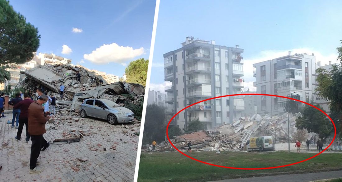 ϟ Мощнейшее землетрясение в 7 баллов обрушилось на Турцию и Грецию, разрушая здания от Измира до Мармариса. ФОТО