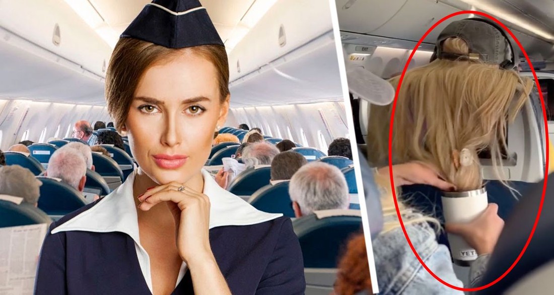 Вот тебе гадина: туристка отомстила попутчице в самолете, тайно окунув ее волосы в кофе