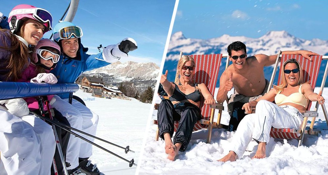 Оказалось, что россияне едут на горнолыжные курорты вовсе не для катания на лыжах
