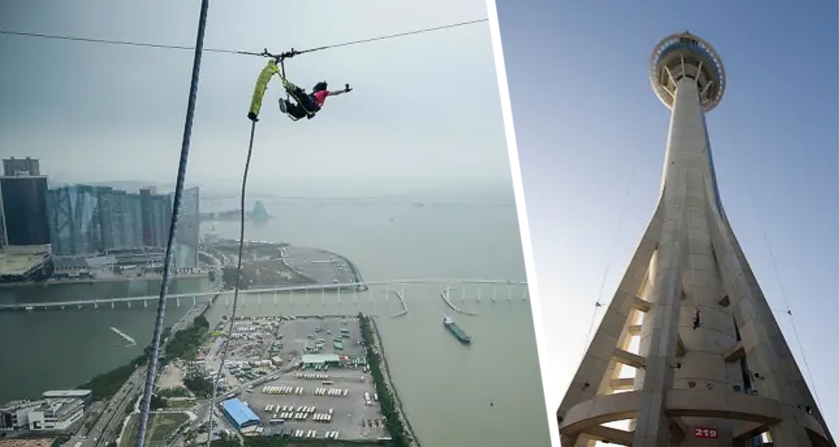 Турист прыгнул с самой высокой в мире тарзанки и погиб