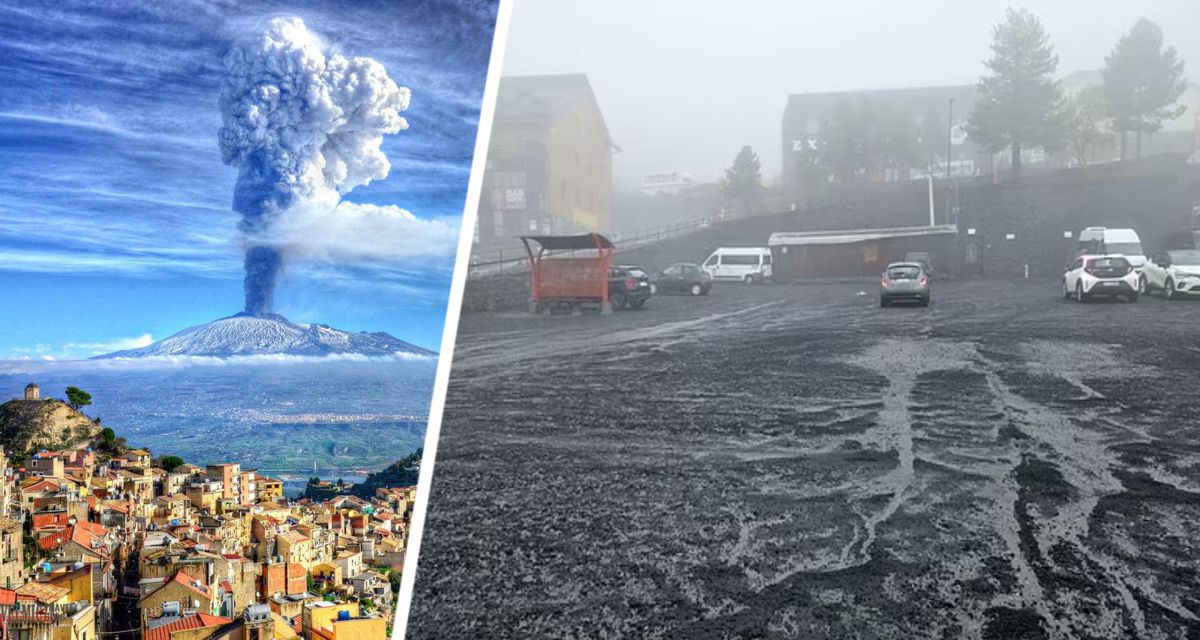 В Европе начал извергаться вулкан: популярный курорт засыпало пеплом