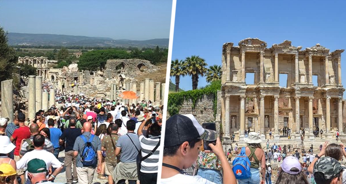 Американцы, захватившие в Турции на целую ночь древний Эфес, вызвали скандал среди туристов и турецких турфирм