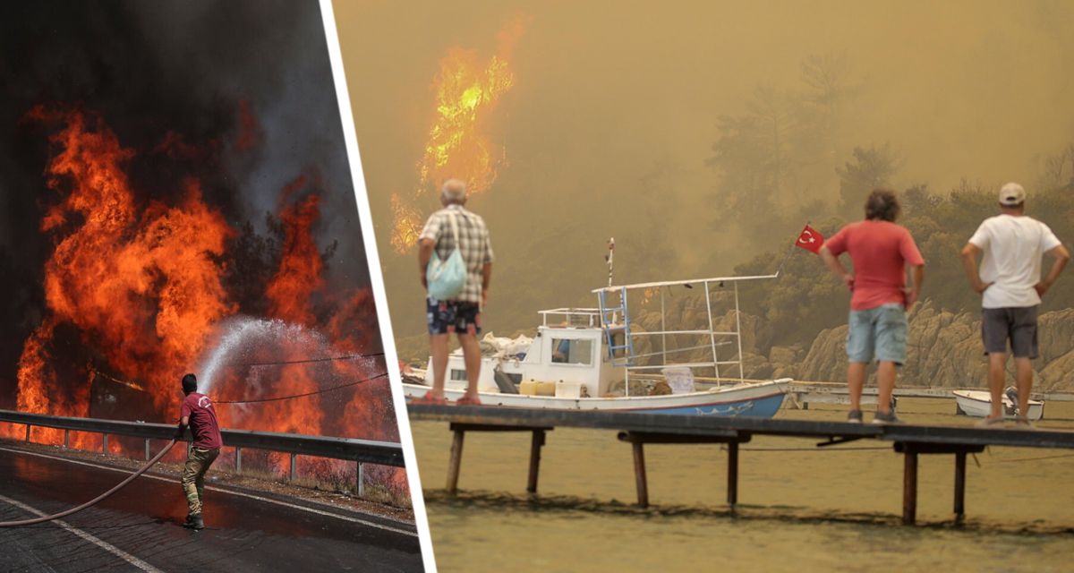 По Турции пошли пожары, вызвав тревогу у туристов