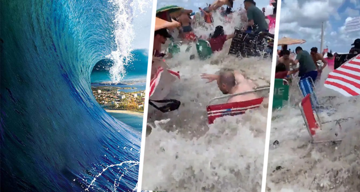 Ничто не предвещало беды: туристы на популярном пляже были смыты в море 