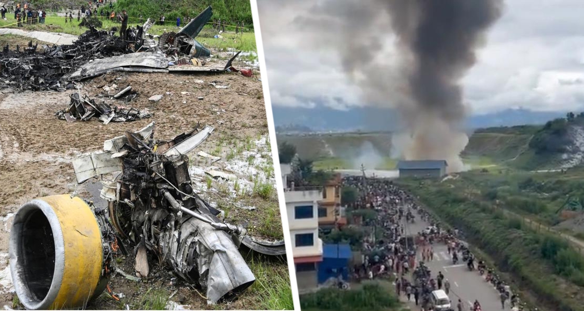 В результате авиакатастрофы погибли 18 человек: самолет выкатился за пределы полосы и превратился в огненный шар