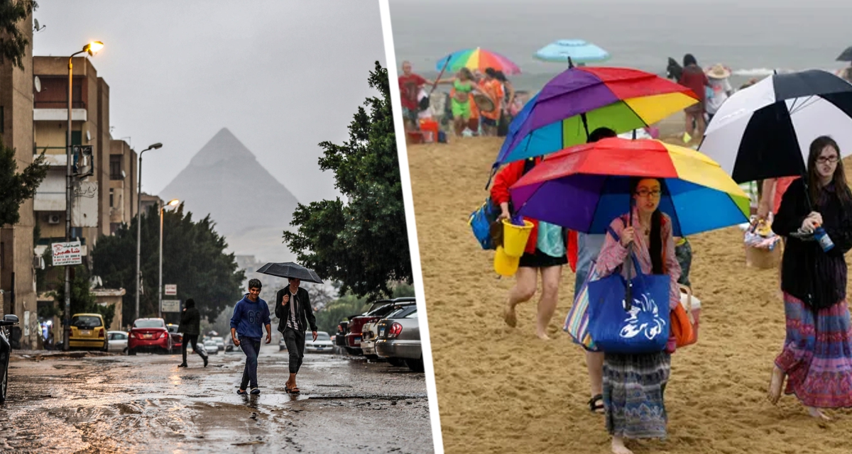 На курортах Египта готовятся к аномалии: ожидаются ливни и песчаная буря
