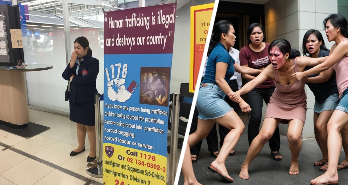 Женская драка в Таиланде: за туристов схватились две турагентши, устроив разборку прямо в аэропорту