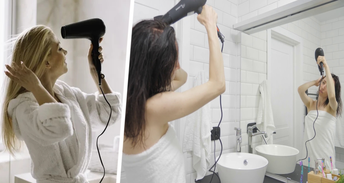 Почему лучше не сушить волосы в ванной комнате: некоторые потом удивляются, что прическа стала ужасной
